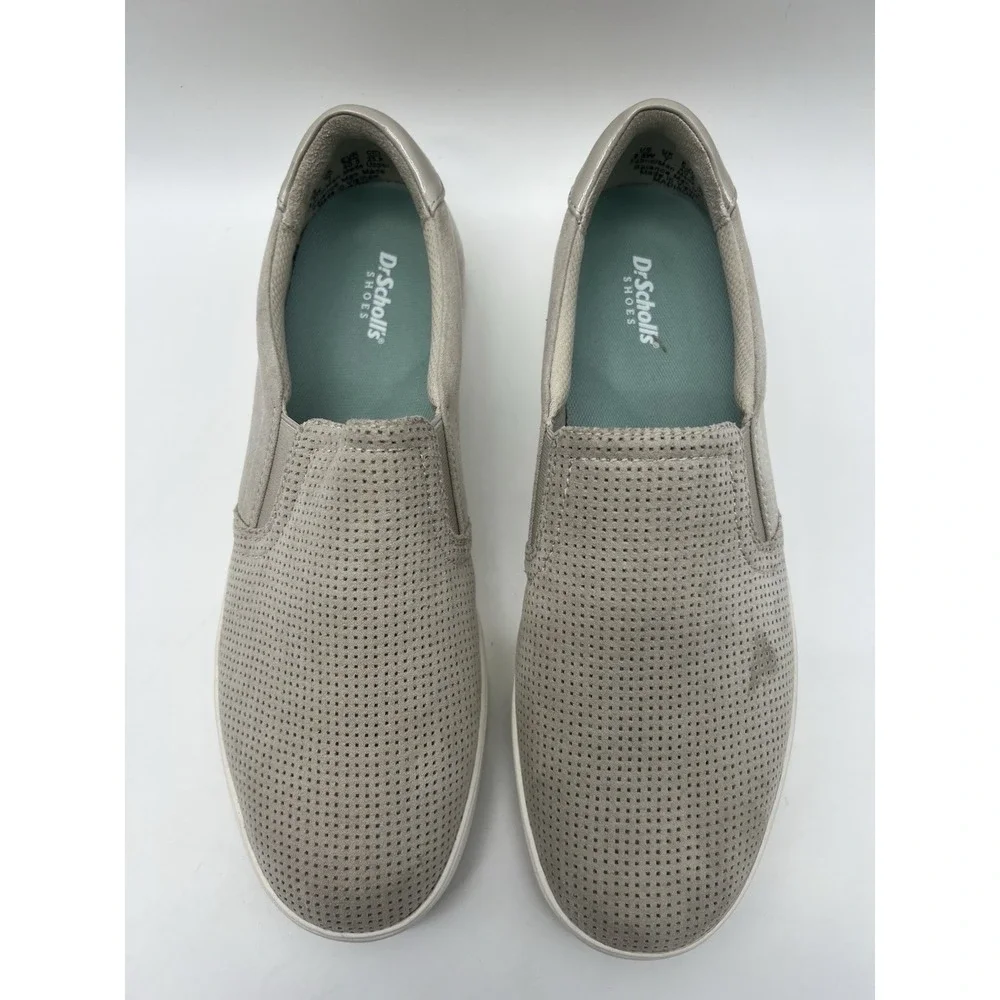 Dr. Scholl's Madison Women's Perforated Slip On Sneakers Gray Size 9.5